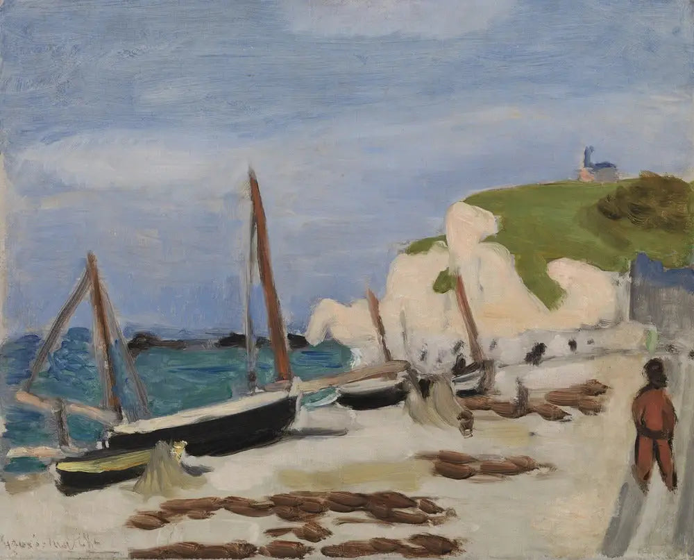 Le Bateau Noir (Le Bateau noir) - Henri Matisse image 1 tableau peint à l’huile sur toile