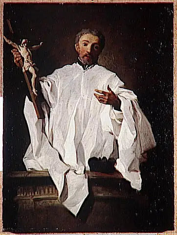 Le Bienheureux Jean d'Avila - Pierre Subleyras image 1 copie de tableau peinte à la main