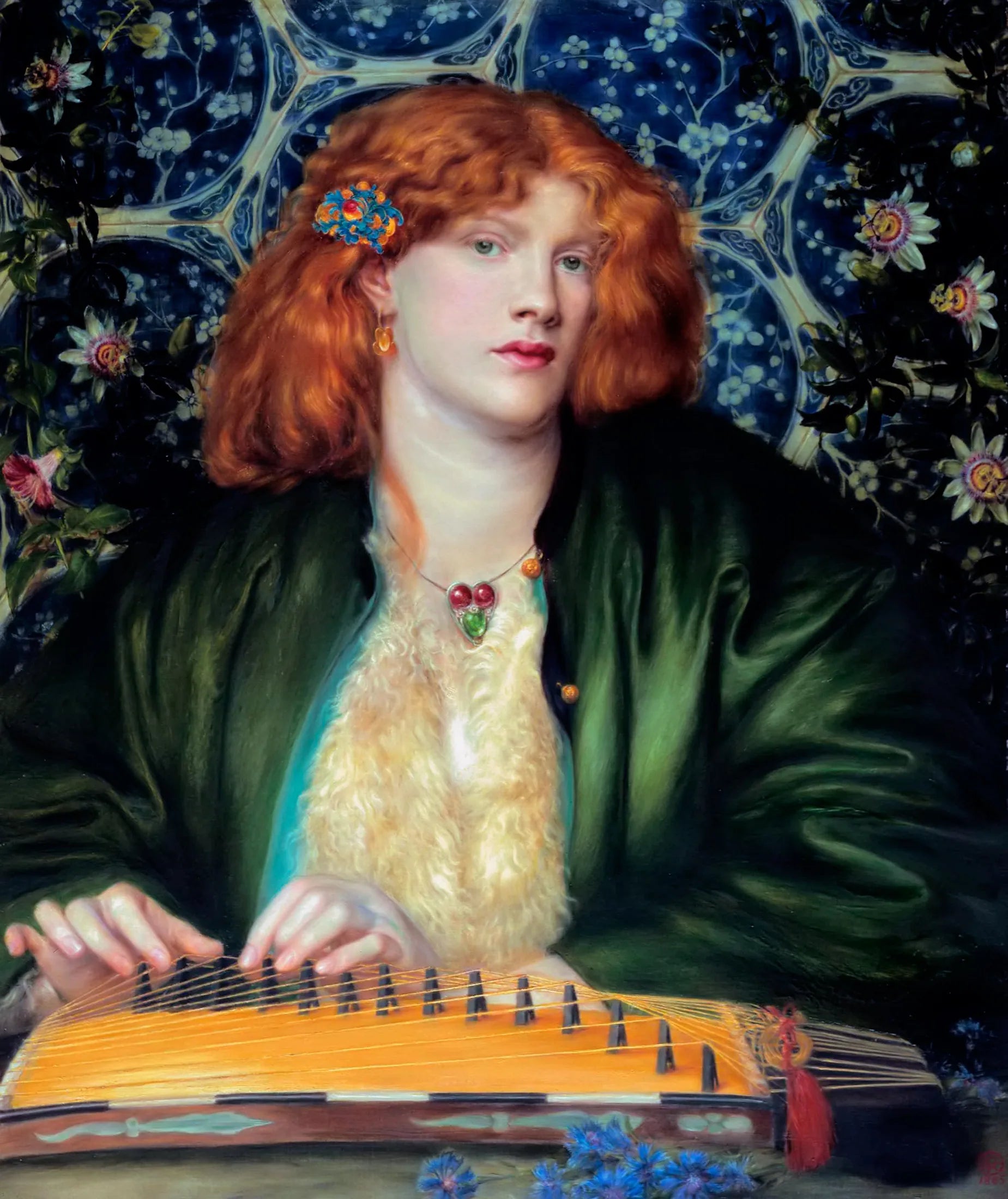 Le Blue Bower - Dante Gabriel Rossetti image 1 reproduction réalisée par Alpha Reproduction