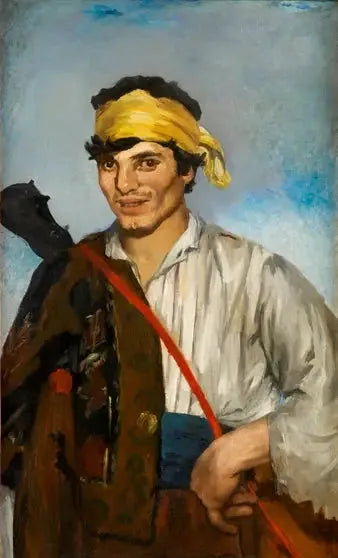 Le Bohémien - Édouard Manet image 1 tableau peint à l’huile sur toile