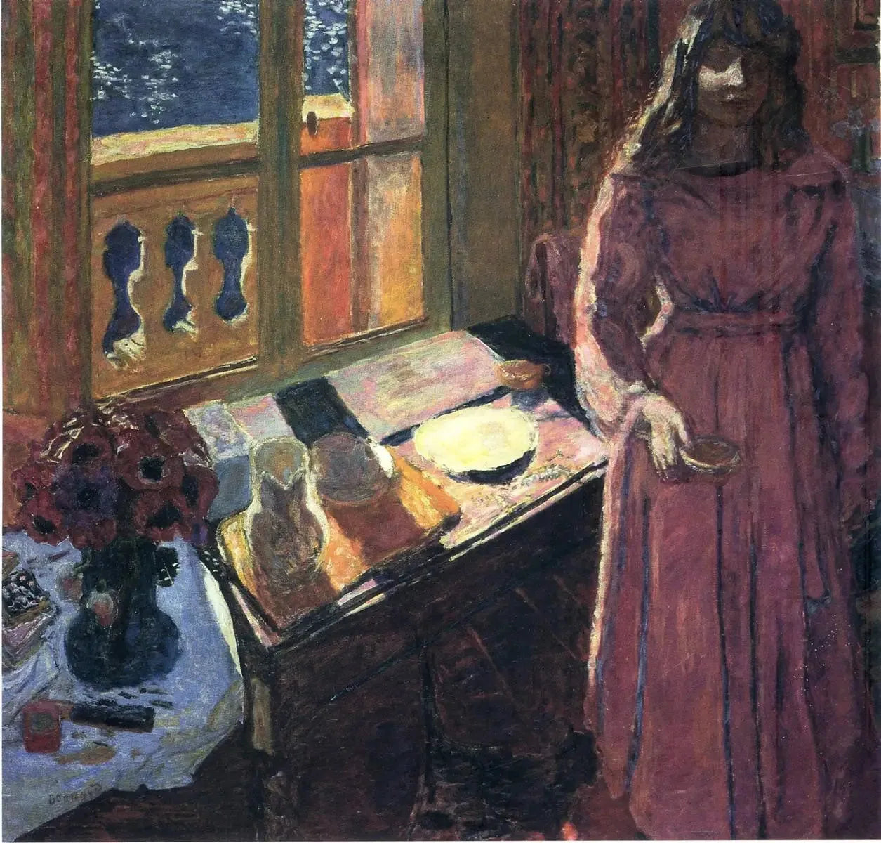Le Bol de lait - Pierre Bonnard image 1 copie de tableau peinte à la main