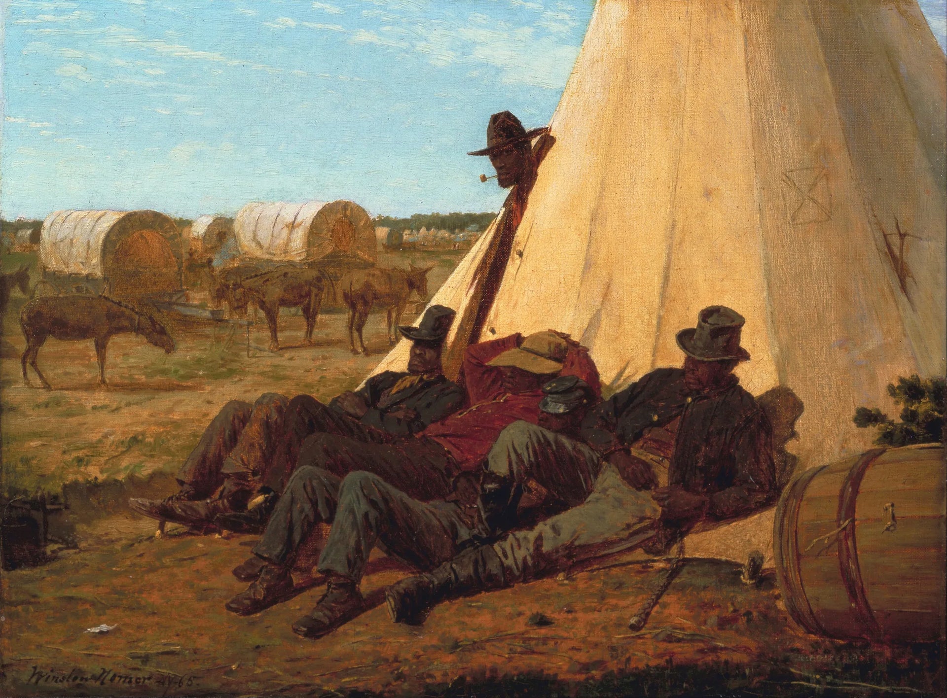 Le bon côté - Winslow Homer image 1 tableau peint à l’huile sur toile