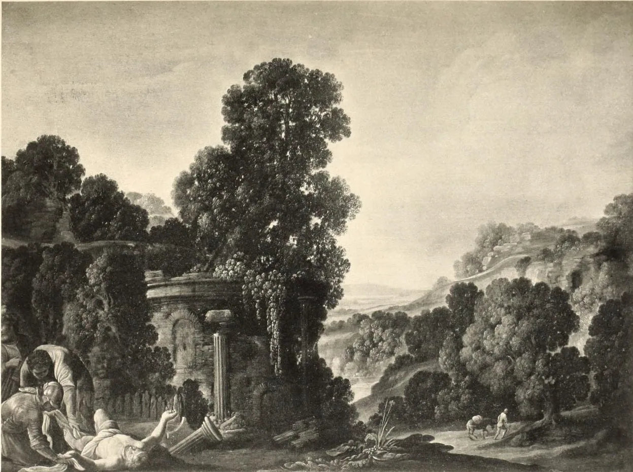 Le bon samaritain - Adam Elsheimer image 1 copie de tableau peinte à la main