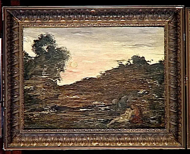 Le Bon Samaritain - Gustave Moreau image 1 copie de tableau peinte à la main