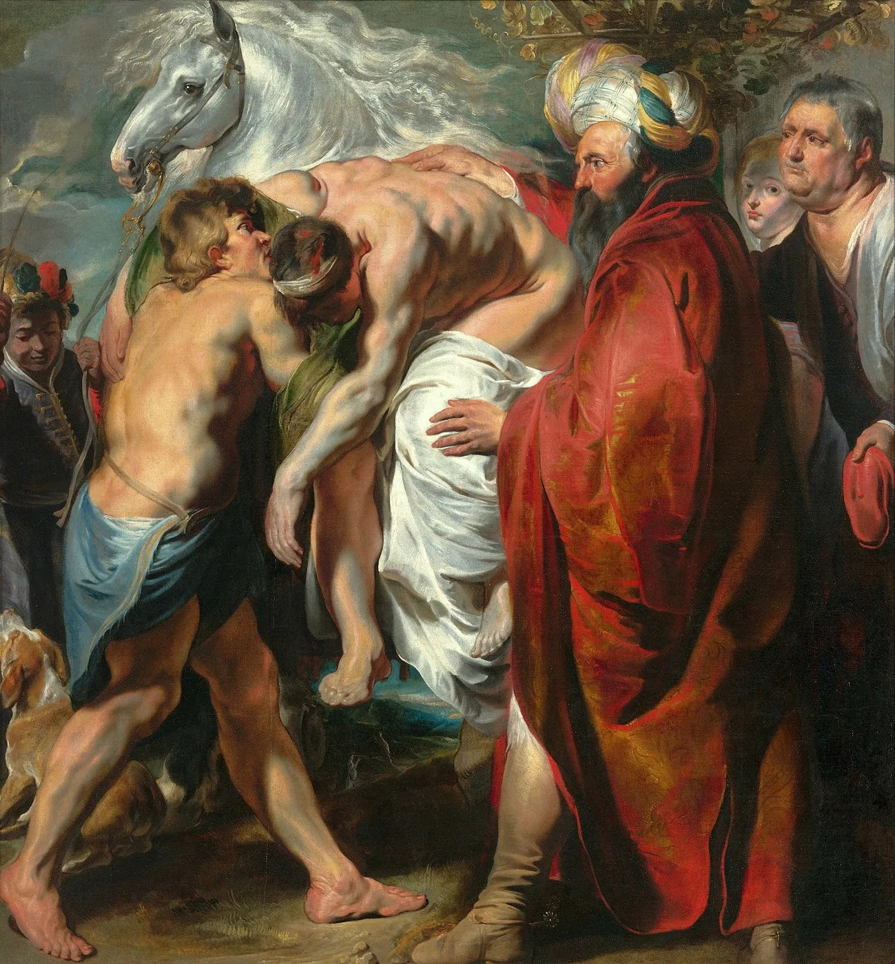Le bon Samaritain - Jacob Jordaens image 1 reproduction réalisée par Alpha Reproduction