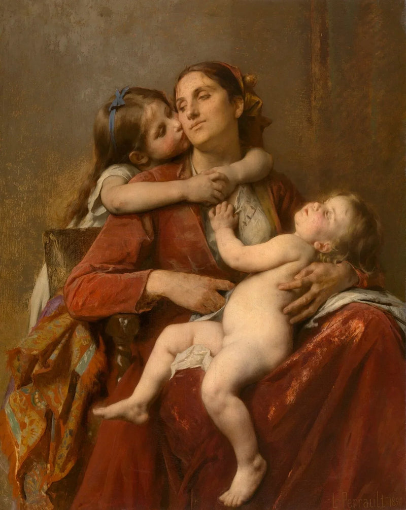 Le bonheur maternel - Léon Perrault