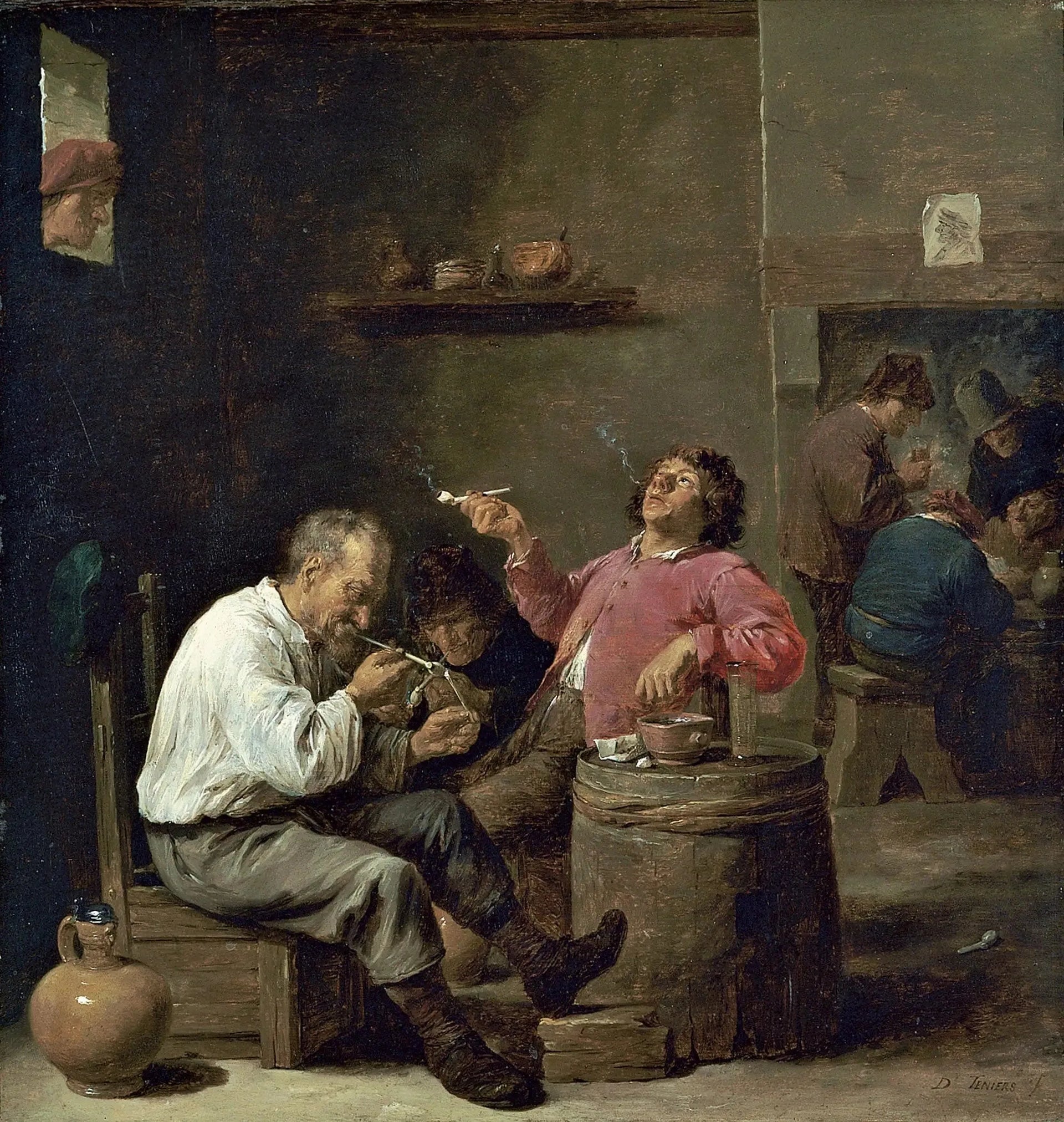 Le Bonnet Vert - David Teniers le Jeune image 1 reproduction réalisée par Alpha Reproduction