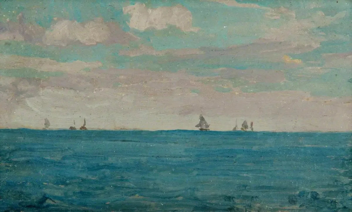 Le Bord de Mer, Dieppe - James Abbott McNeill Whistler image 1 reproduction artisanale de tableau