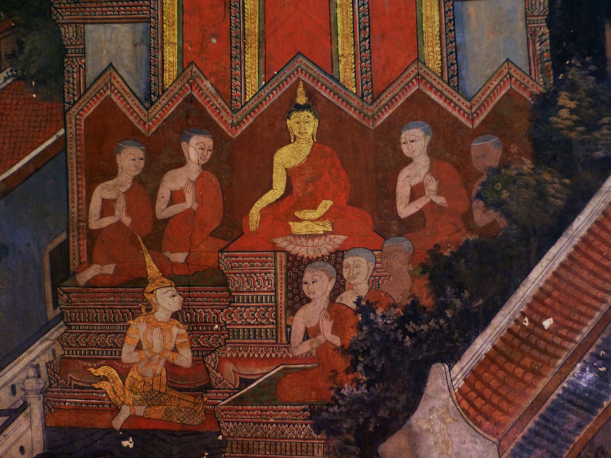 Le Bouddha enseignant, Ateliers de Wat Suthat, XIXe siècle