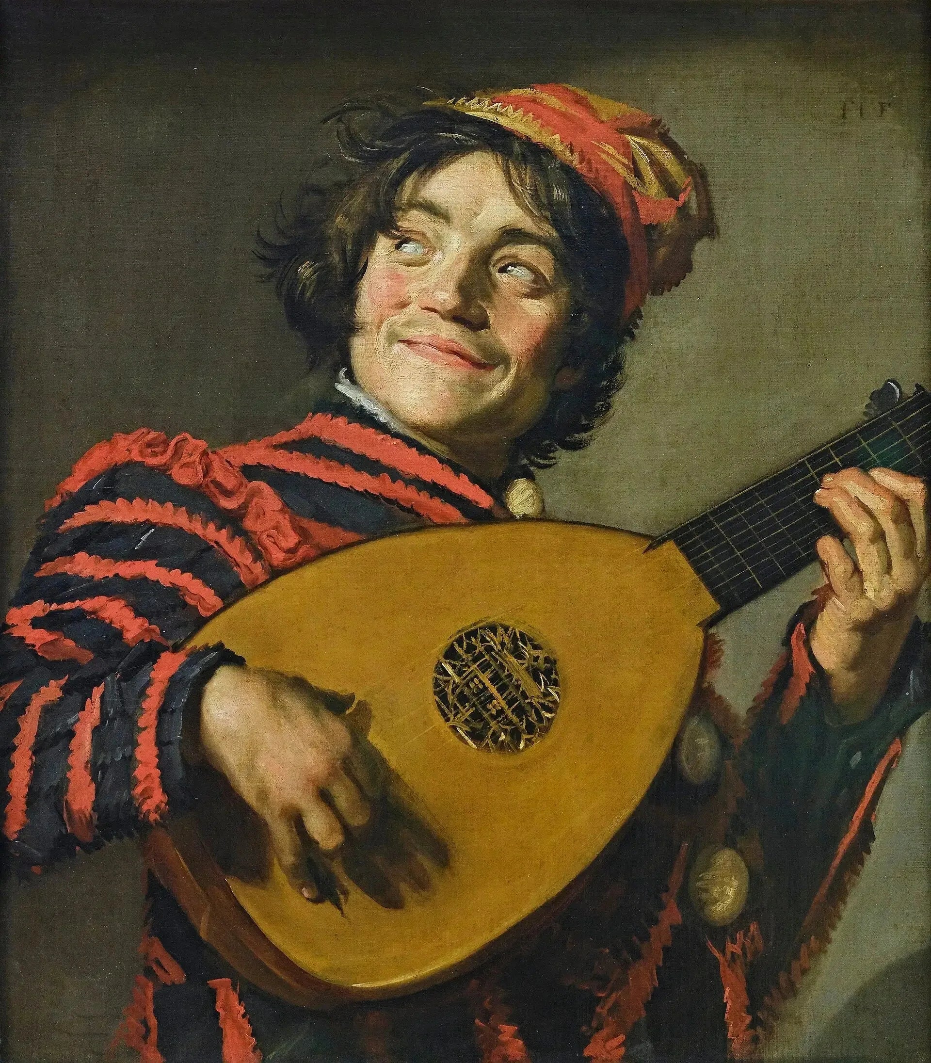 Le Bouffon au luth - Frans Hals image 1 tableau peint à l’huile sur toile