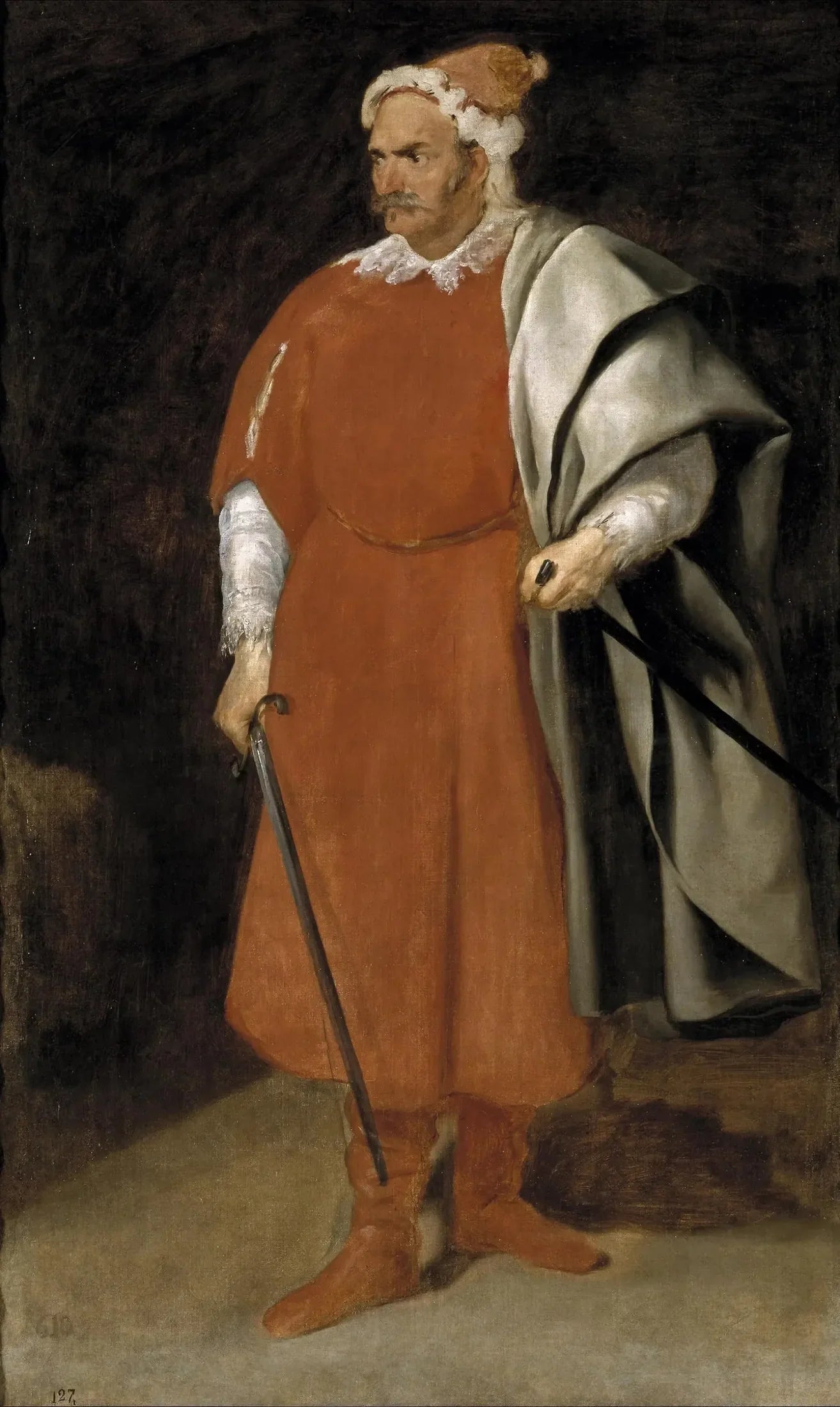 Le Bouffon Barberousse - Diego Velázquez image 1 copie de tableau peinte à la main