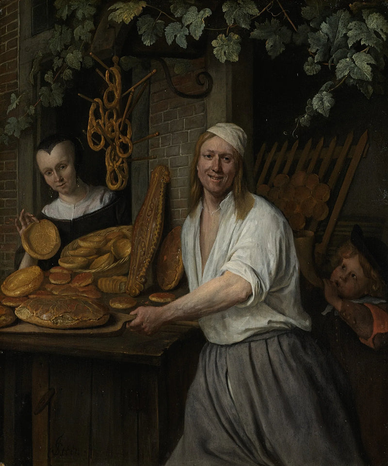 Le boulanger Arent Oostwaard et son épouse, Catharina Keizerswaard - Jan Steen