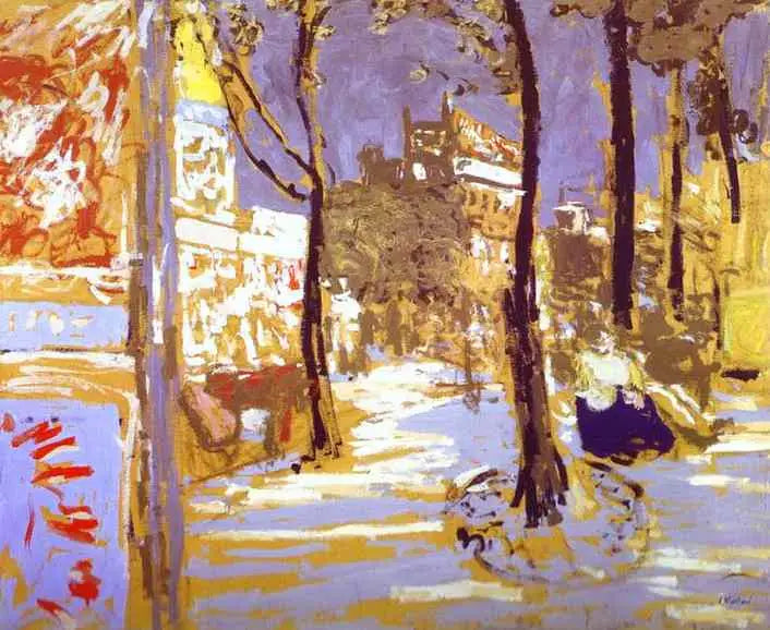 Le Boulevard des Battignolles - Édouard Vuillard