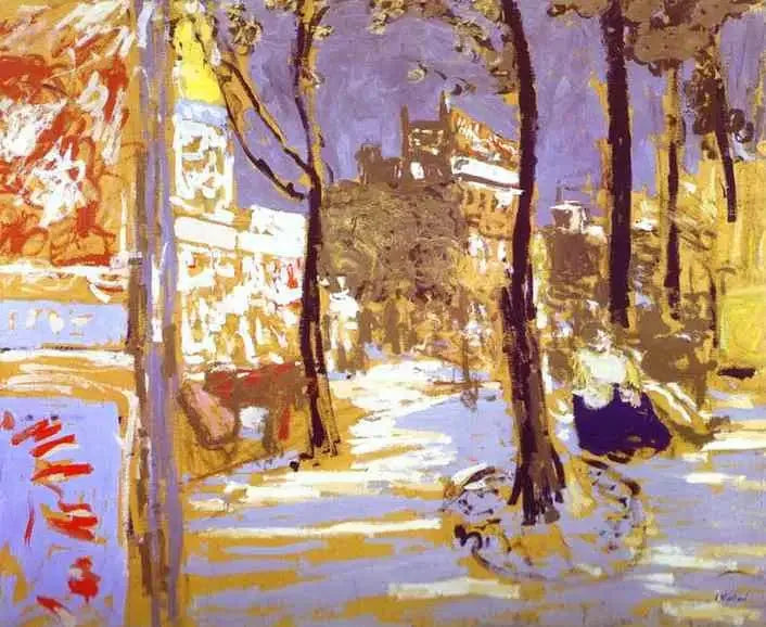 Le Boulevard des Battignolles - Édouard Vuillard