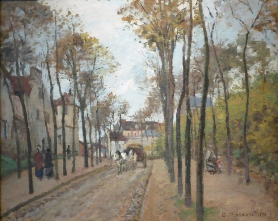 Le boulevard des Fossés, Pontoise - Camille Pissarro