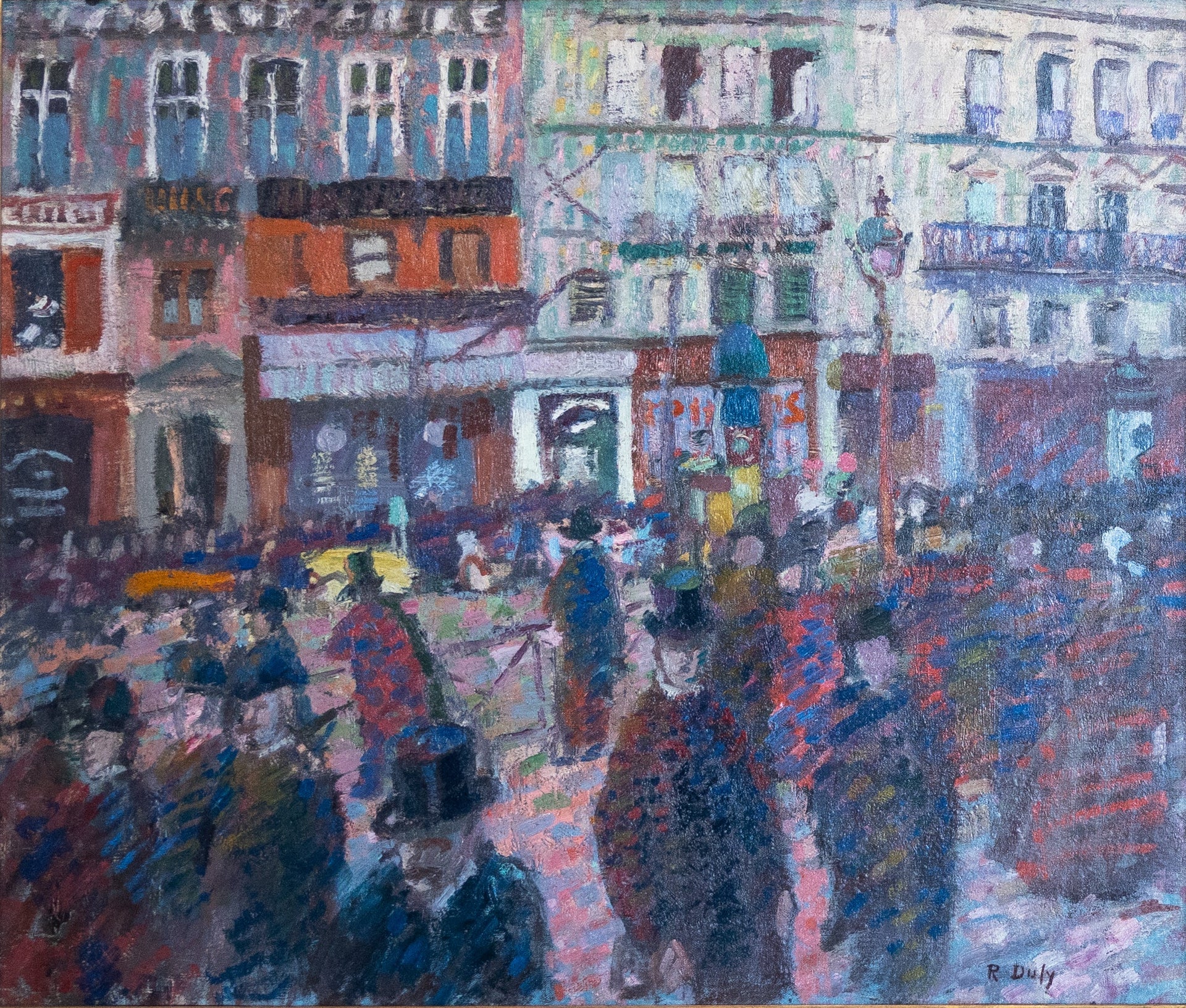 Le boulevard Saint-Martin - Raoul Dufy image 1 copie peinte à la main à l’huile