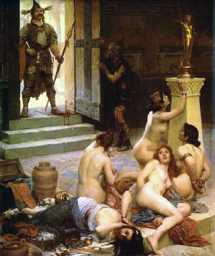 Le Brenn et sa part de butin - Paul Jamin image 1 reproduction artisanale de tableau