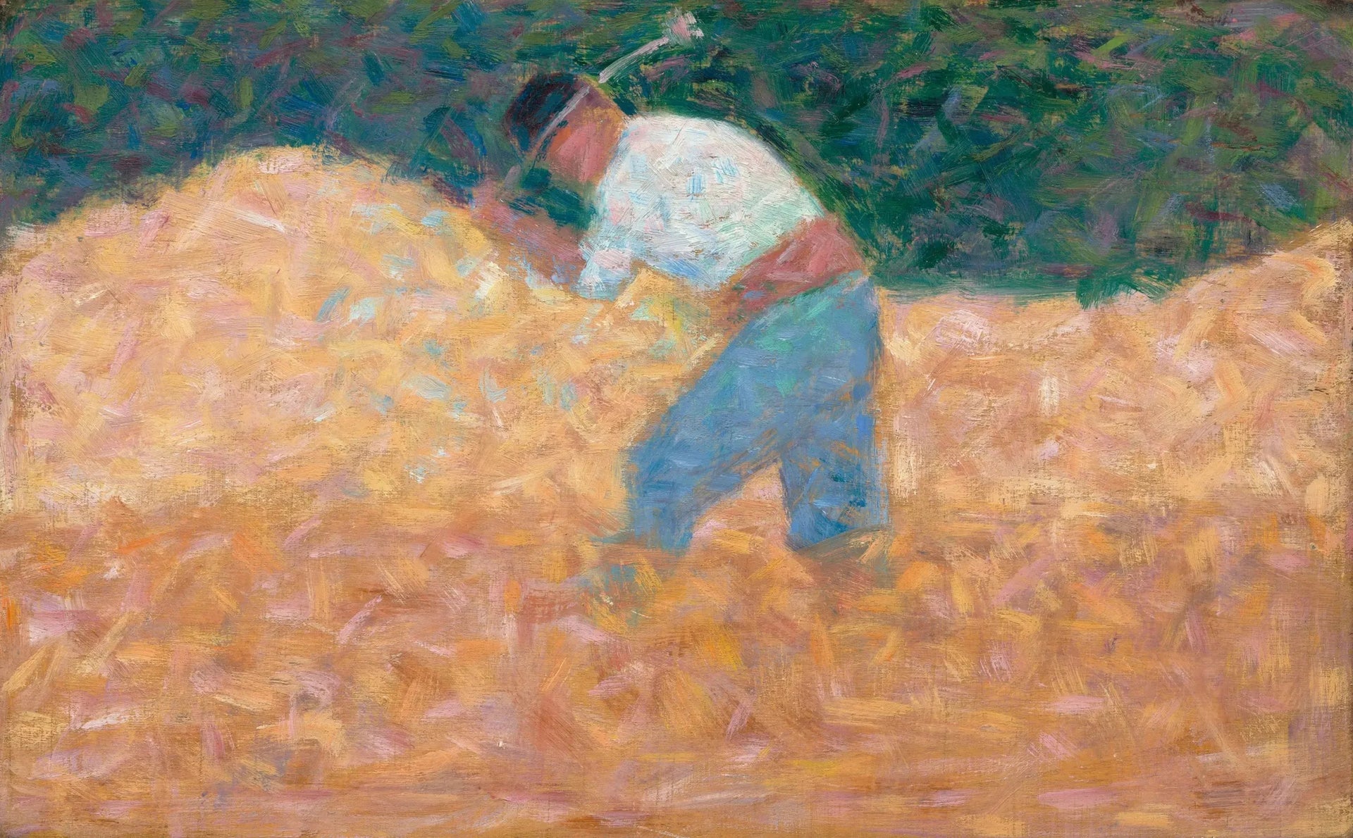 Le briseur de pierres - Georges Seurat image 1 tableau peint à l’huile sur toile