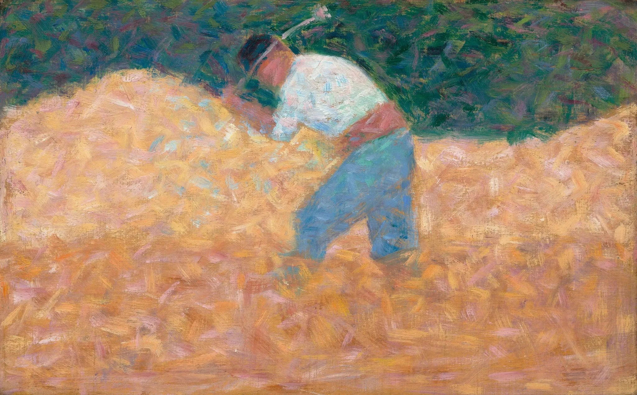 Le briseur de pierres - Georges Seurat image 1 tableau peint à l’huile sur toile