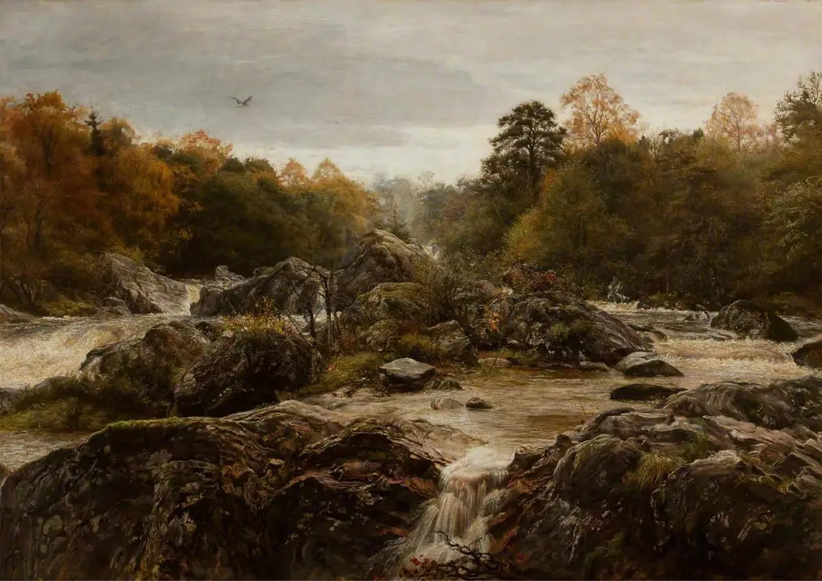 Le bruit des nombreuses eaux - John Everett Millais image 1 reproduction de peinture à l’huile