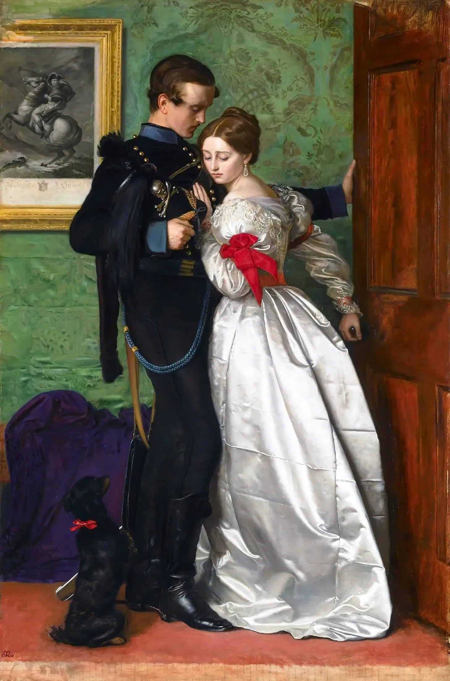 Le Brunswicker noir - John Everett Millais image 1 reproduction de peinture à l’huile