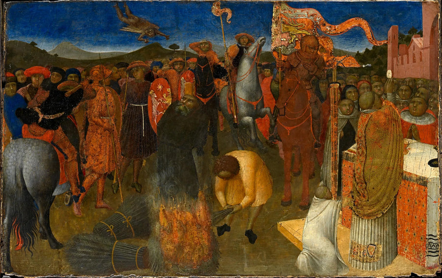 Le bûcher d'un hérétique - Stefano di Giovanni (Sassetta)