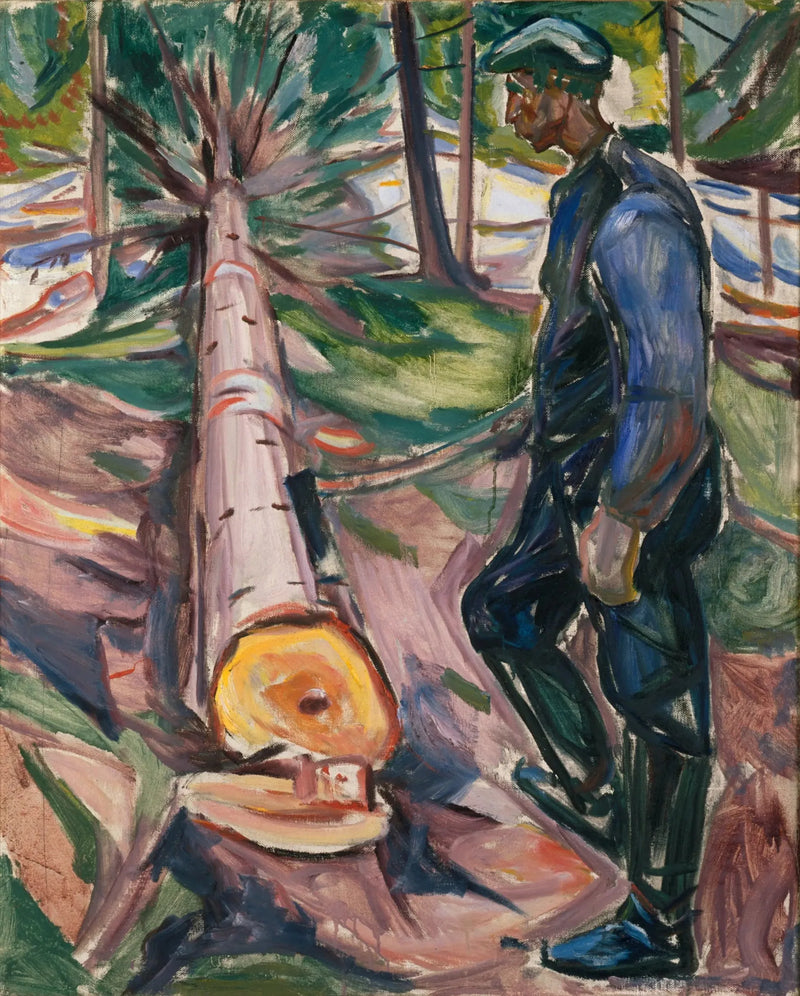 Le Bûcheron - Edvard Munch