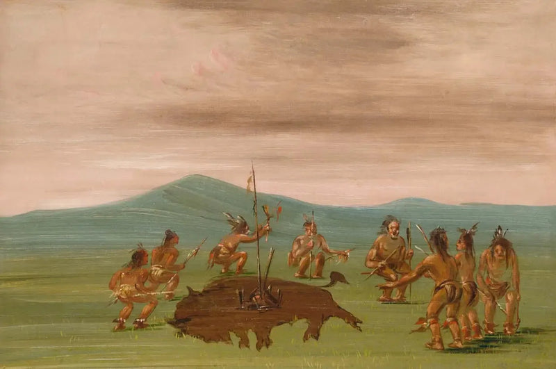 Le buffle médicinal des Sioux - George Catlin