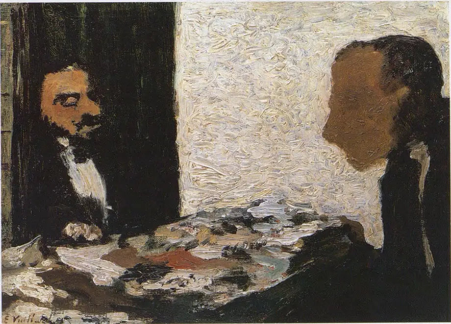 Le bureau - Édouard Vuillard image 1 copie peinte à la main à l’huile