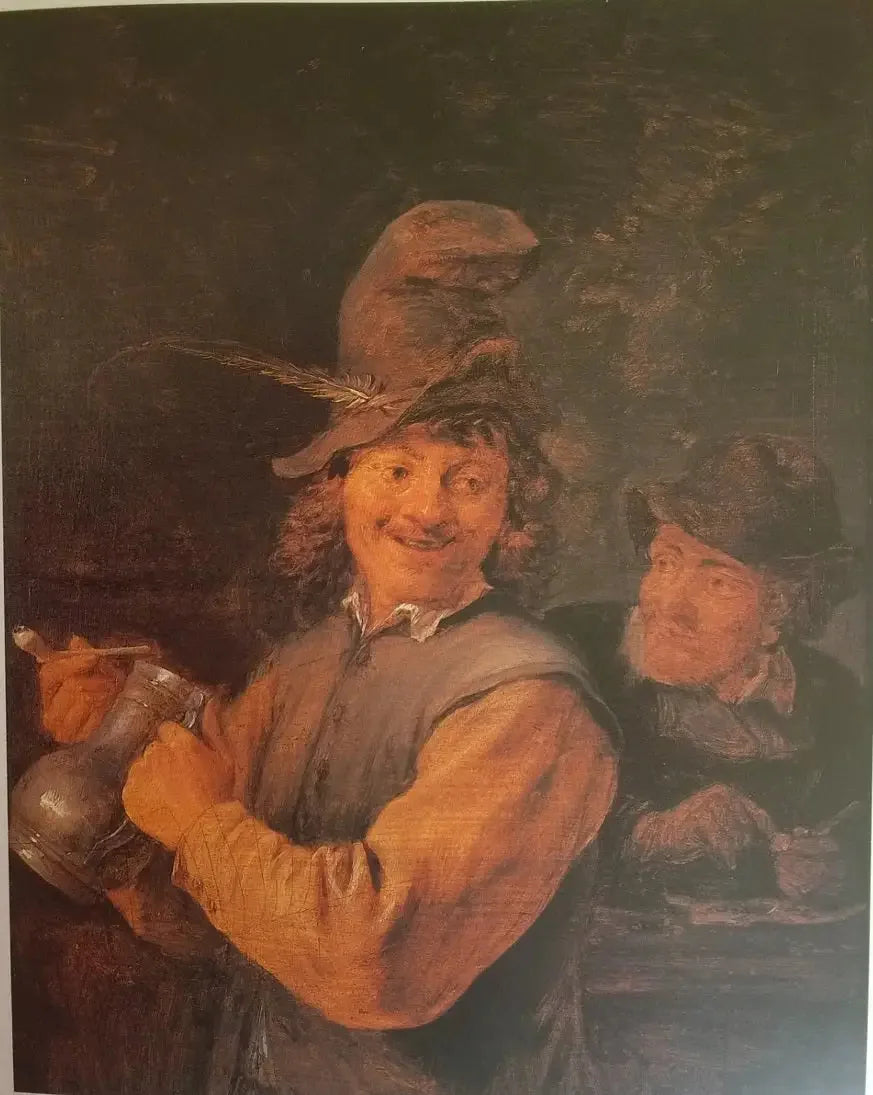 Le buveur fumeur - David Teniers le Jeune image 1 copie de tableau peinte à la main