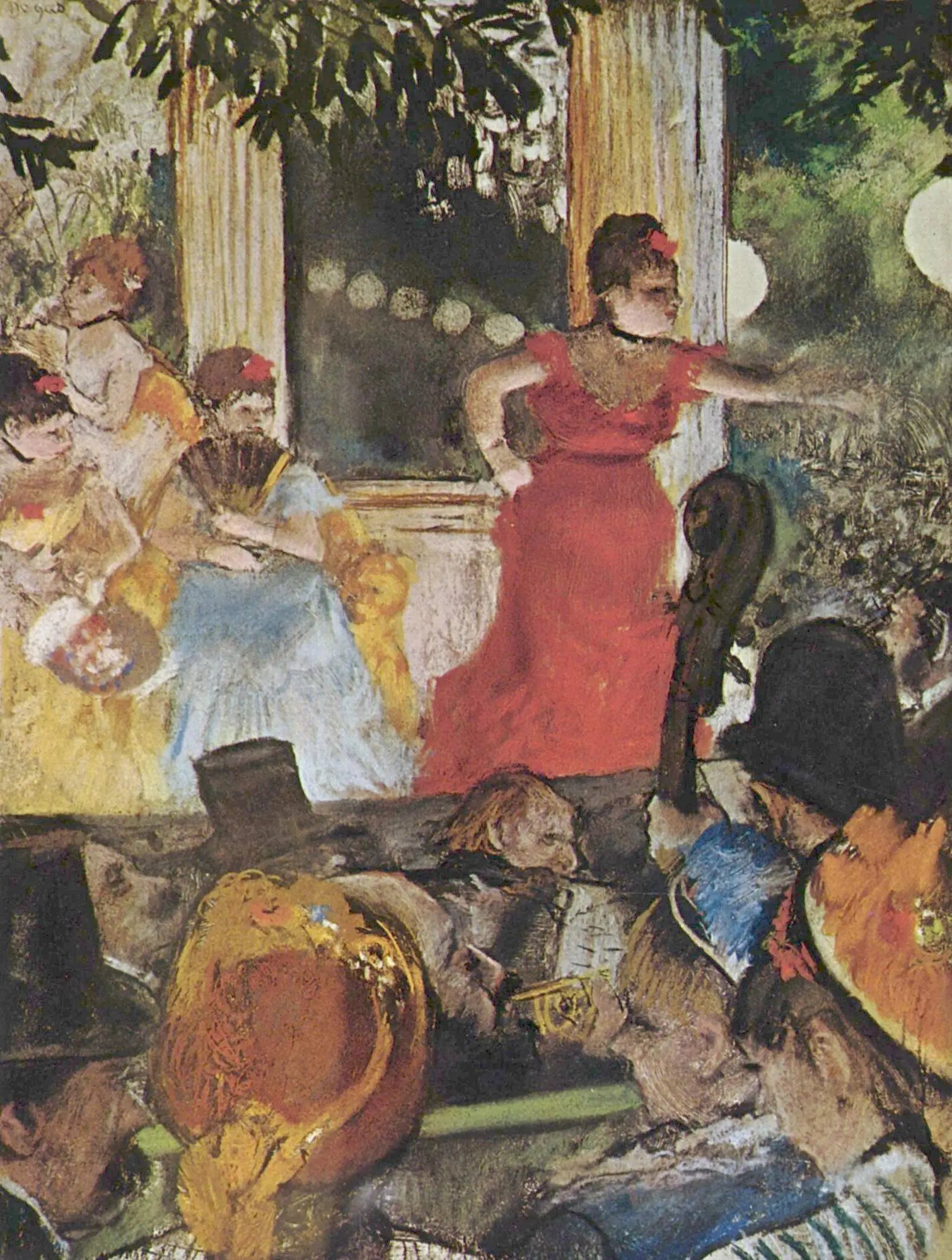 Le Café-concert aux ambassadeurs - Edgar Degas image 1 reproduction artisanale de tableau