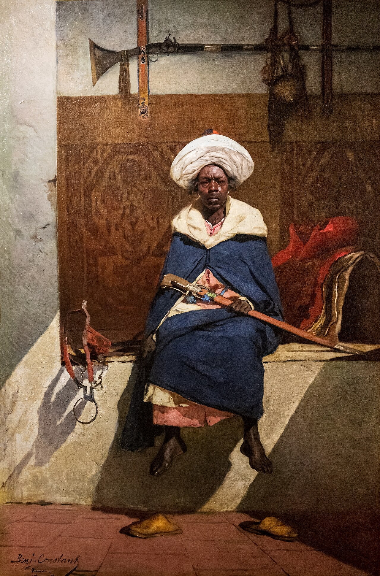 Le caïd marocain Tahamy - Jean-Joseph Benjamin-Constant image 1 copie peinte à la main à l’huile