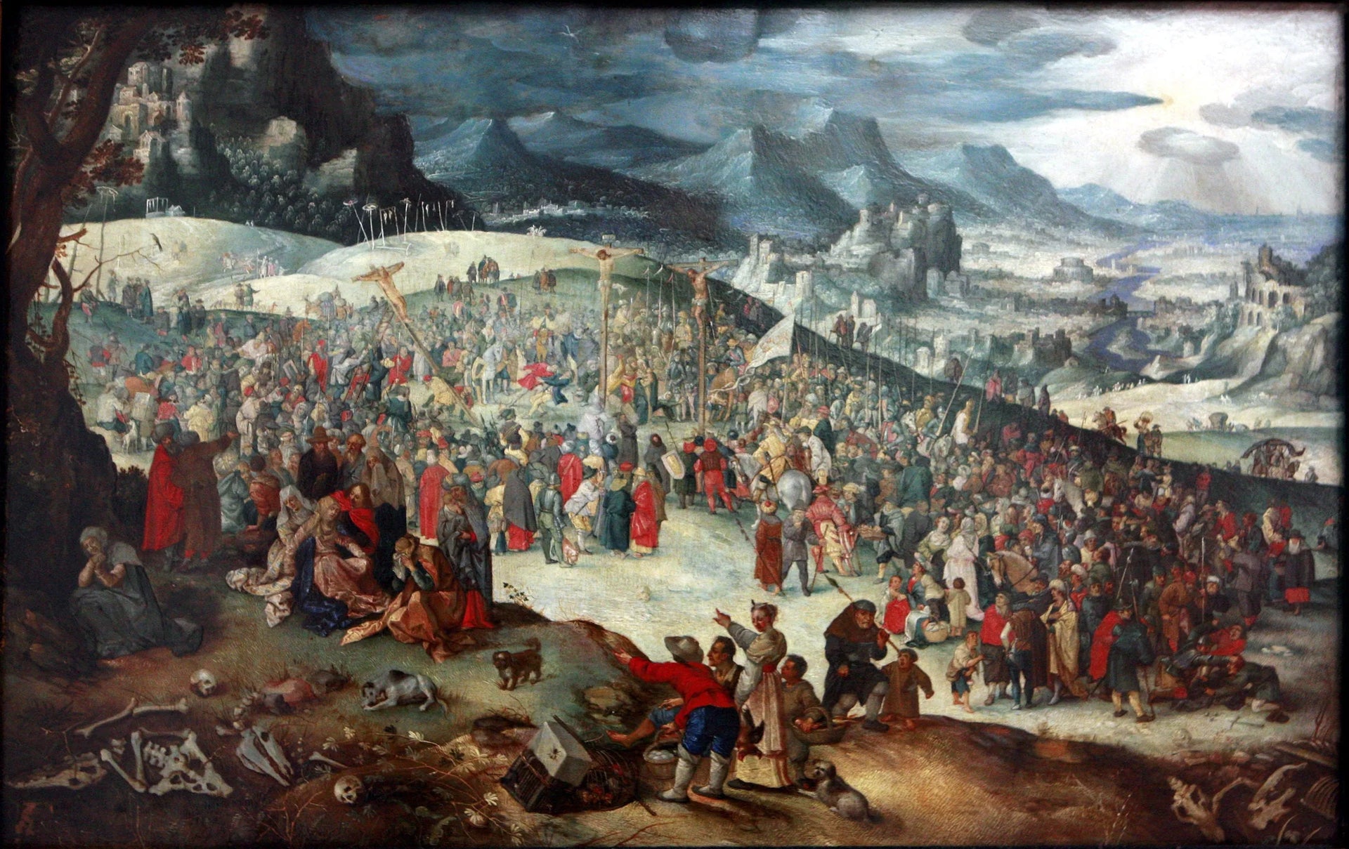 Le Calvaire - Jan Brueghel le Jeune image 1 copie de tableau peinte à la main