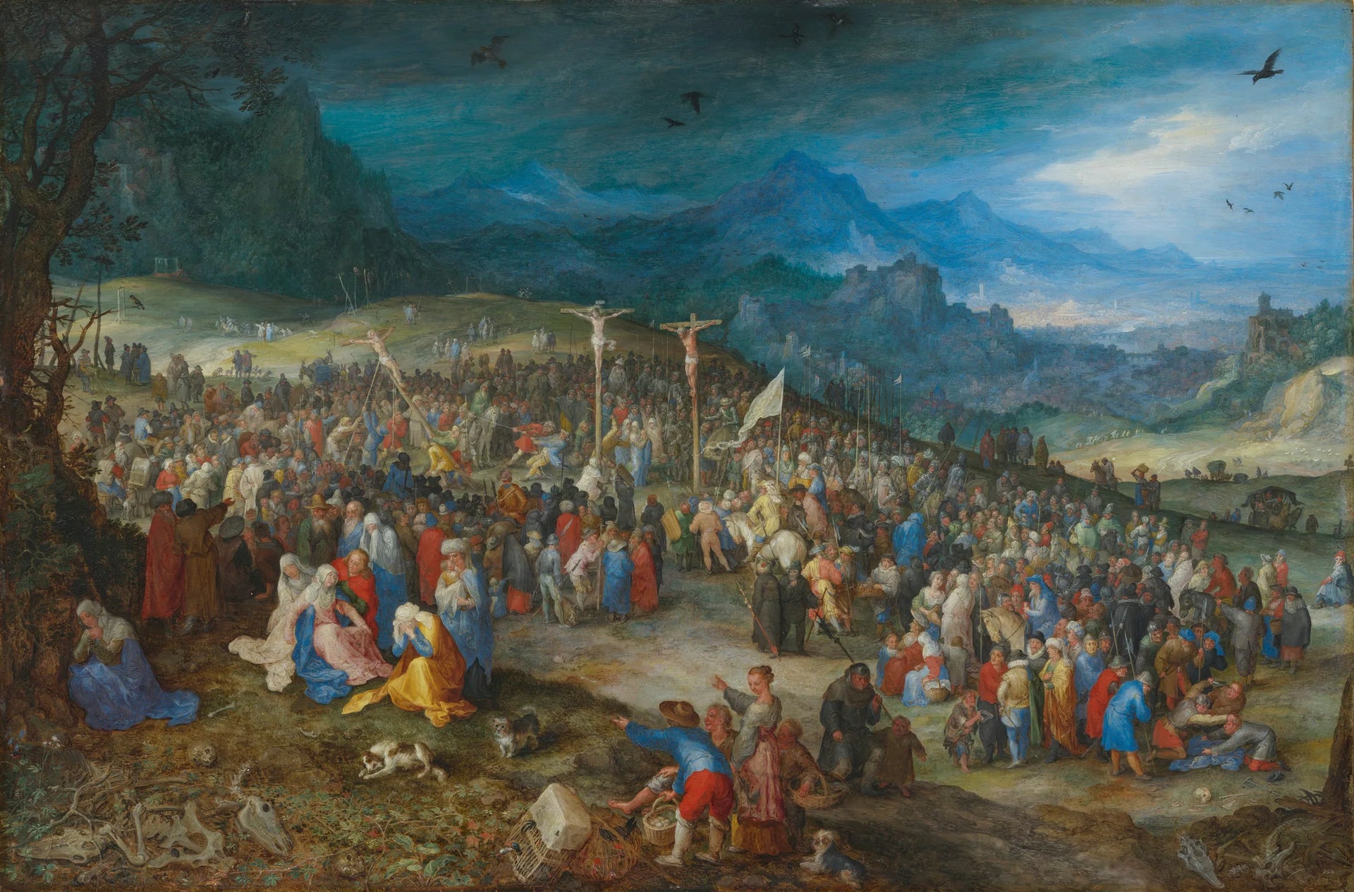 Le Calvaire - Jan Brueghel l'Ancien image 1 reproduction d’œuvre d’art à l’huile