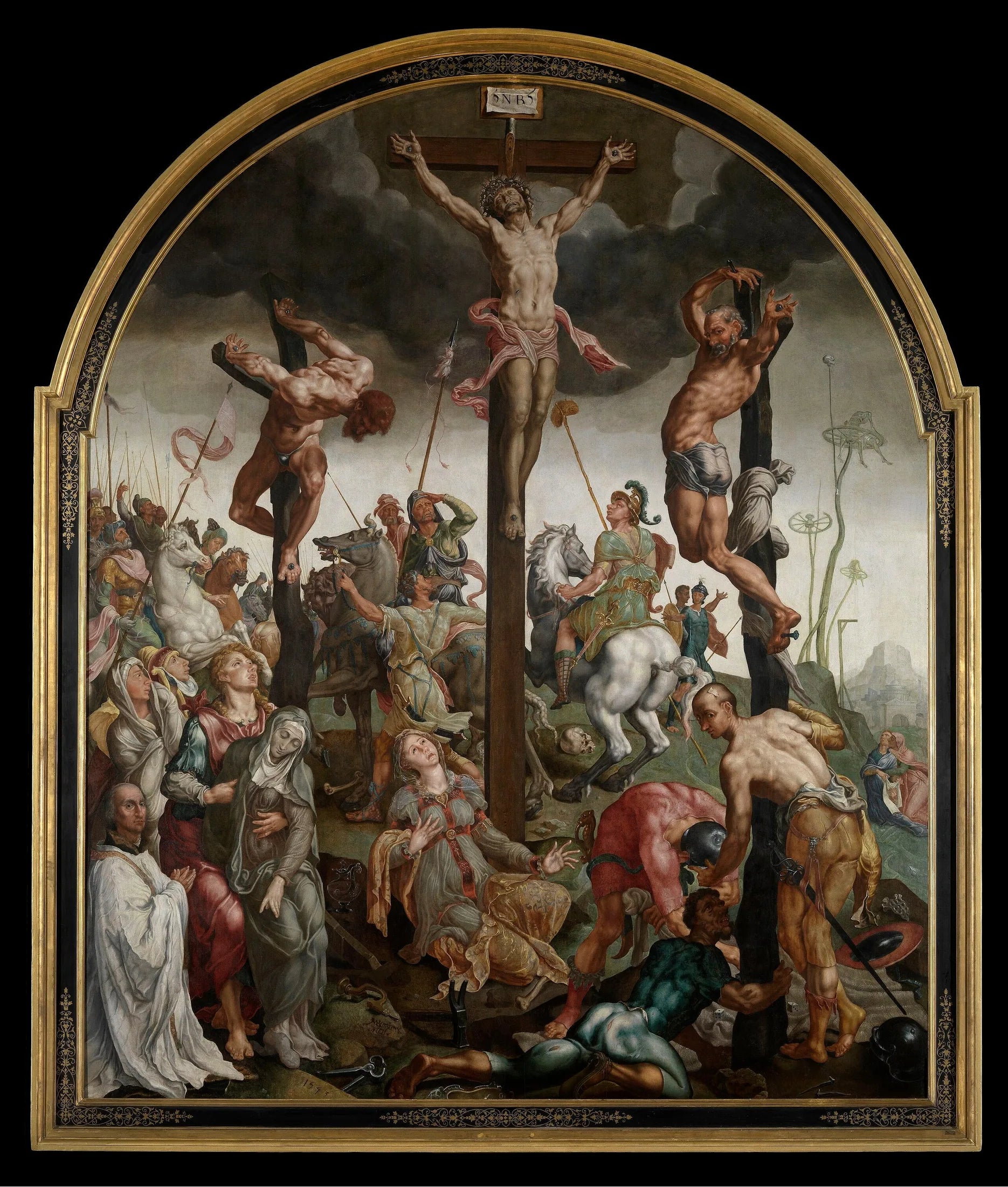 Le Calvaire - Maarten van Heemskerck image 1 reproduction de peinture à l’huile