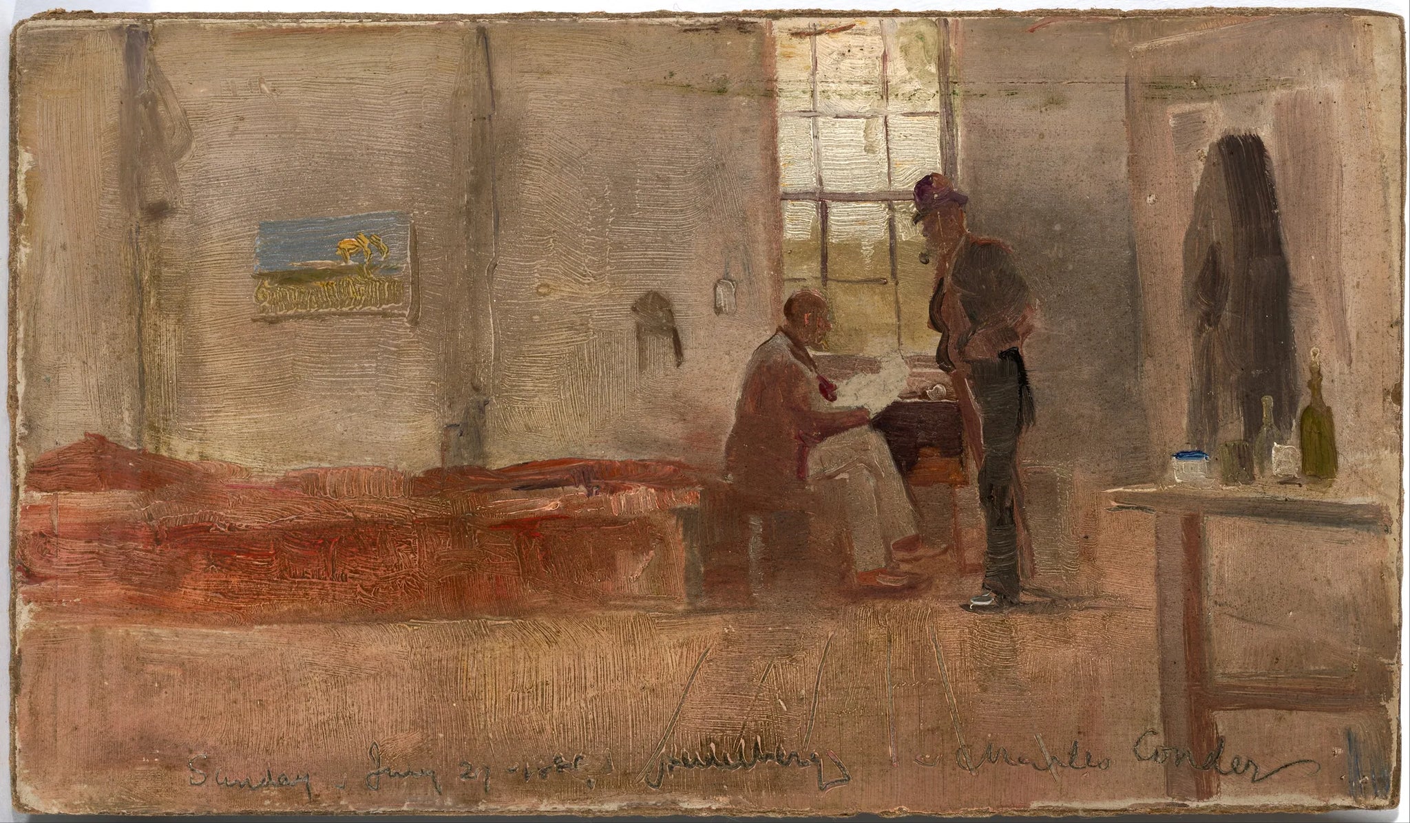 Le camp des impressionnistes - Charles Conder image 1 reproduction de peinture à l’huile