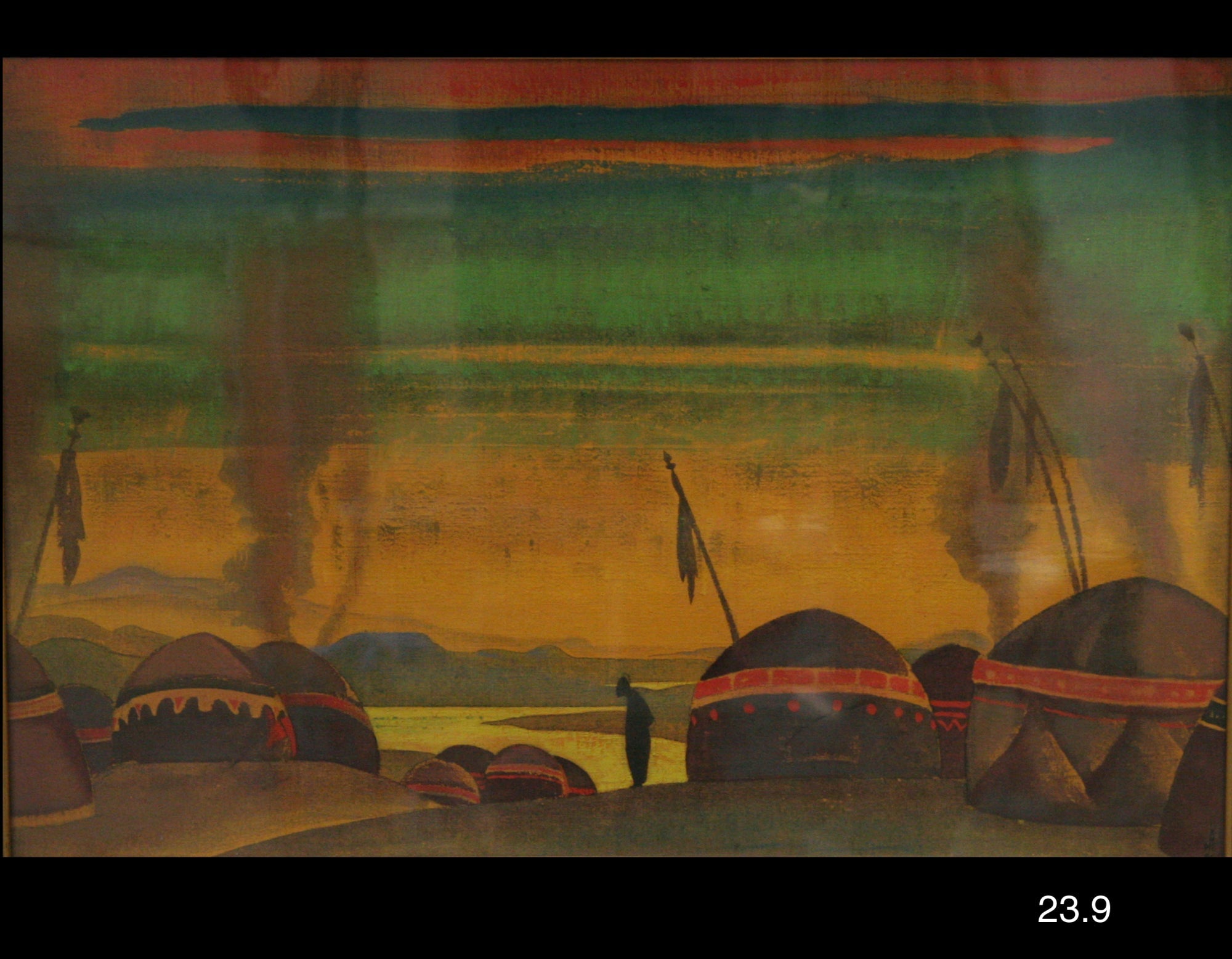 Le camp Polovetzky - Nicolas Roerich image 1 reproduction réalisée par Alpha Reproduction