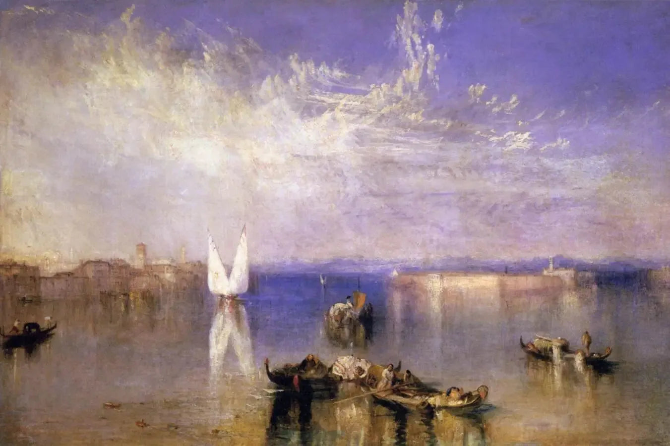 Le Campo Santo - J. M. W. Turner image 1 reproduction de peinture à l’huile