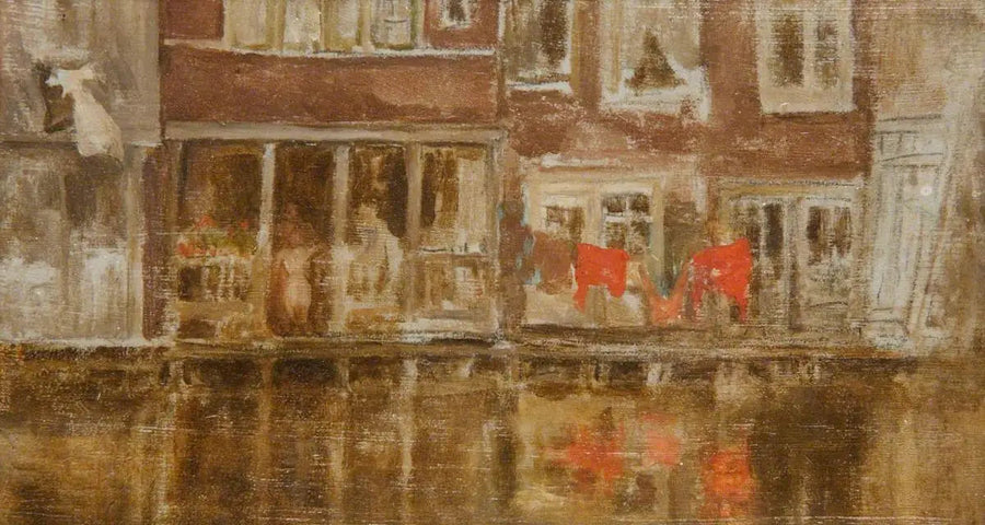 Le canal d'Amsterdam - James Abbott McNeill Whistler