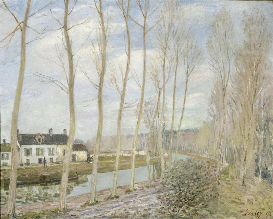 Le Canal du Loing - Alfred Sisley