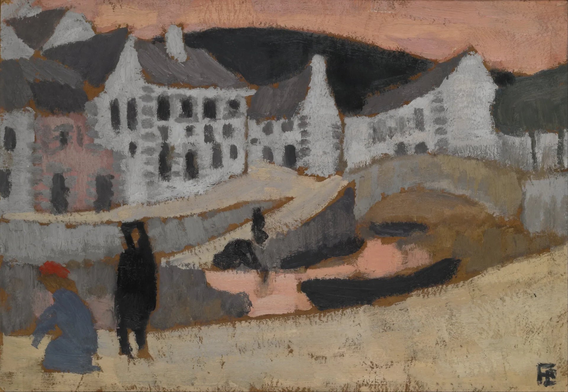 Le canal, paysage breton - Roger de La Fresnaye image 1 tableau peint à l’huile sur toile