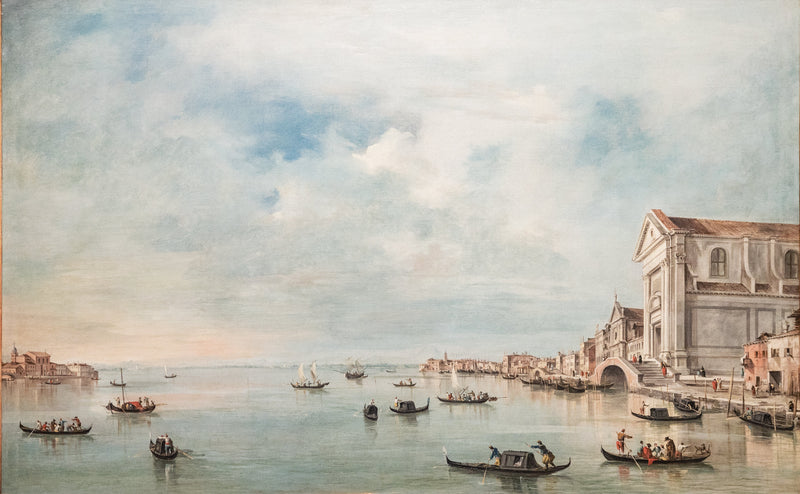 Le Canale della Giudecca avec vue sur les Zattere - Francesco Guardi
