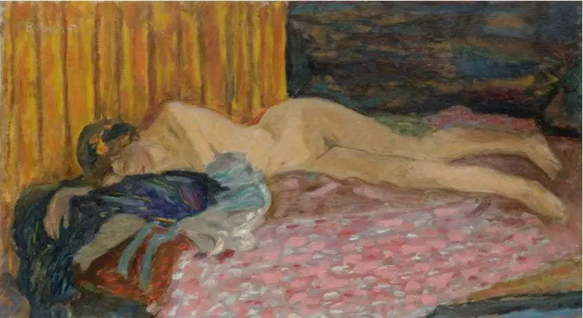 LE CANAPÉ ROSE - Pierre Bonnard image 1 copie peinte à la main à l’huile