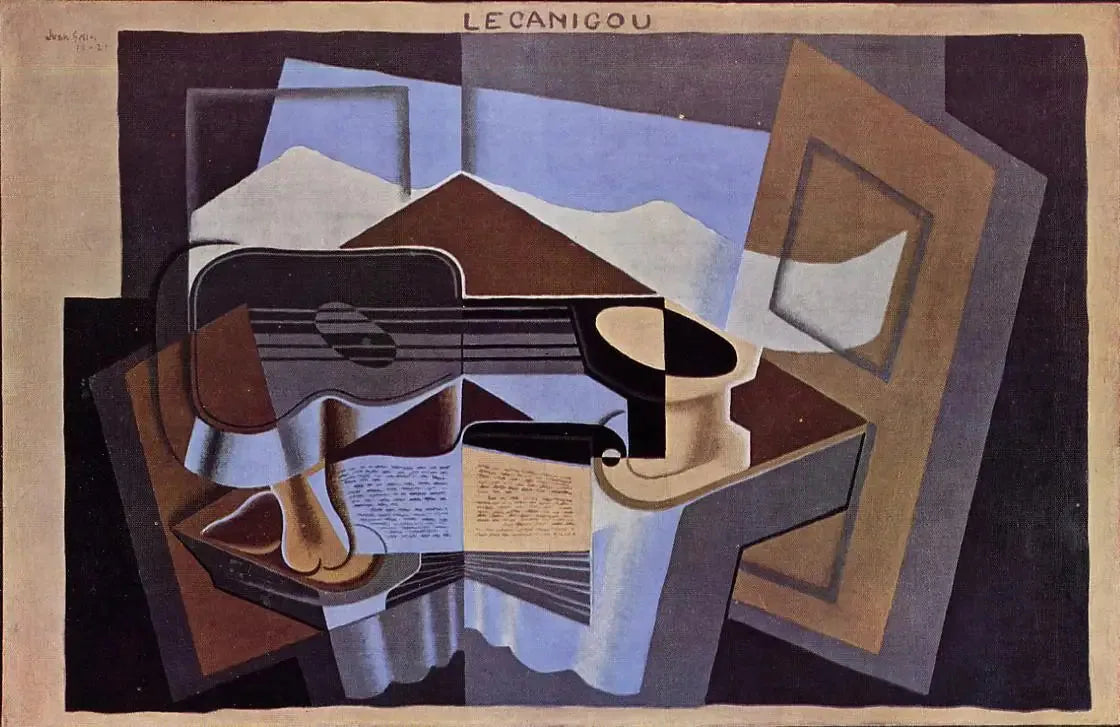Le Canigou - Juan Gris image 1 reproduction de peinture à l’huile