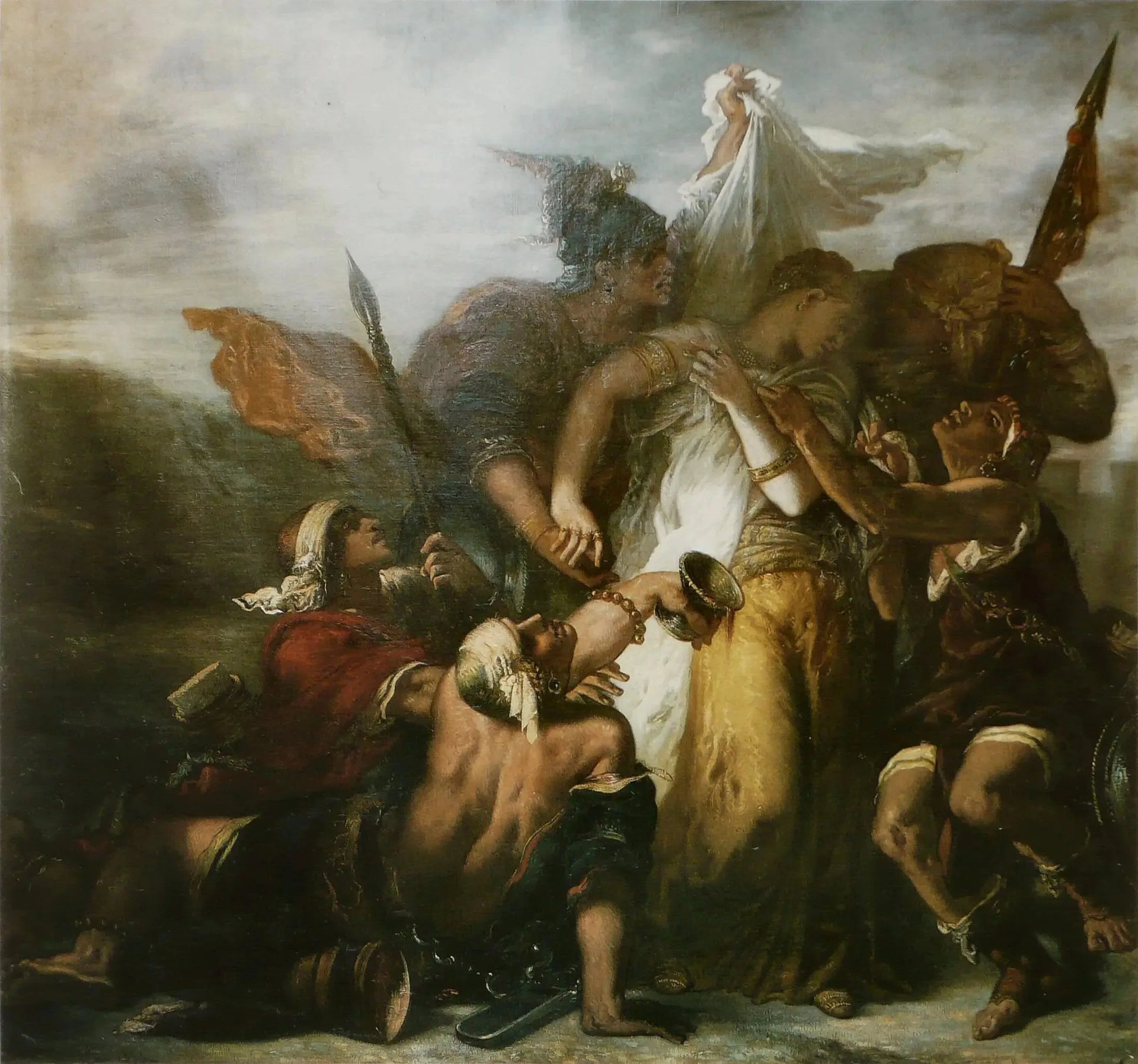 Le Cantique des cantiques - Gustave Moreau image 1 reproduction artisanale de tableau
