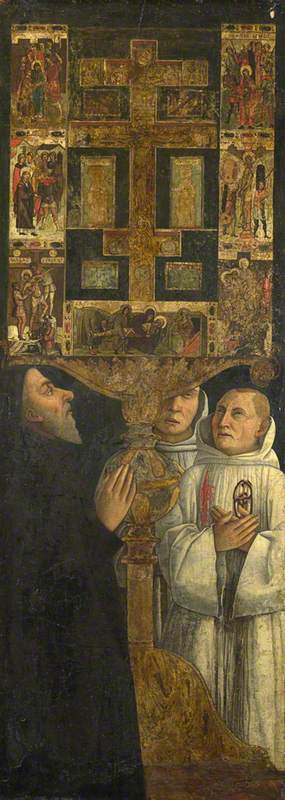 Le cardinal Bessarion avec le reliquaire Bessarion - Gentile Bellini image 1 reproduction d’œuvre d’art à l’huile