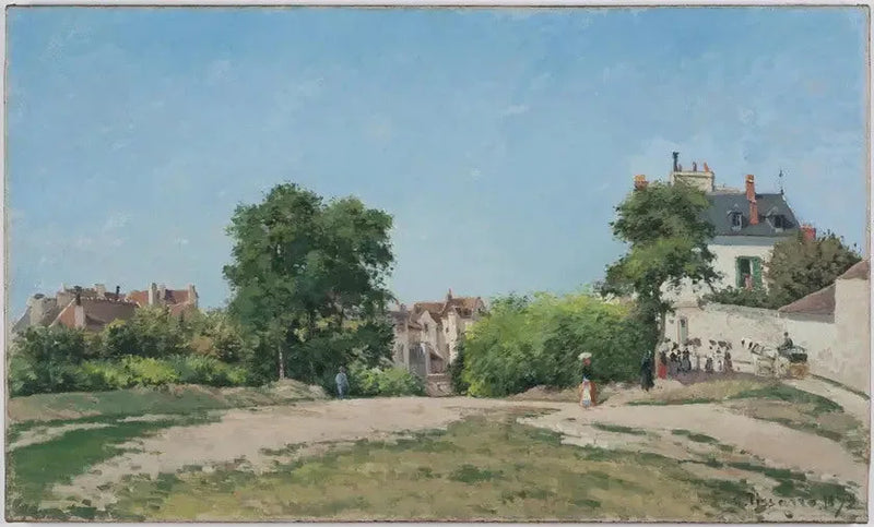 Le Carrefour, Pontoise - Camille Pissarro