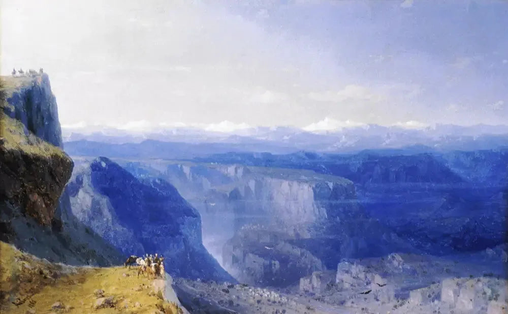 Le Caucase - Ivan Aïvazovski image 1 copie de tableau peinte à la main