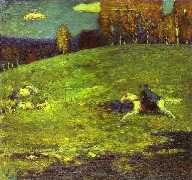 Le Cavalier bleu - Vassily Kandinsky image 1 reproduction de peinture à l’huile