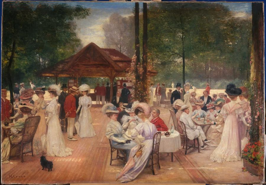 Le Cercle de l'île de Puteaux - Henri Gervex